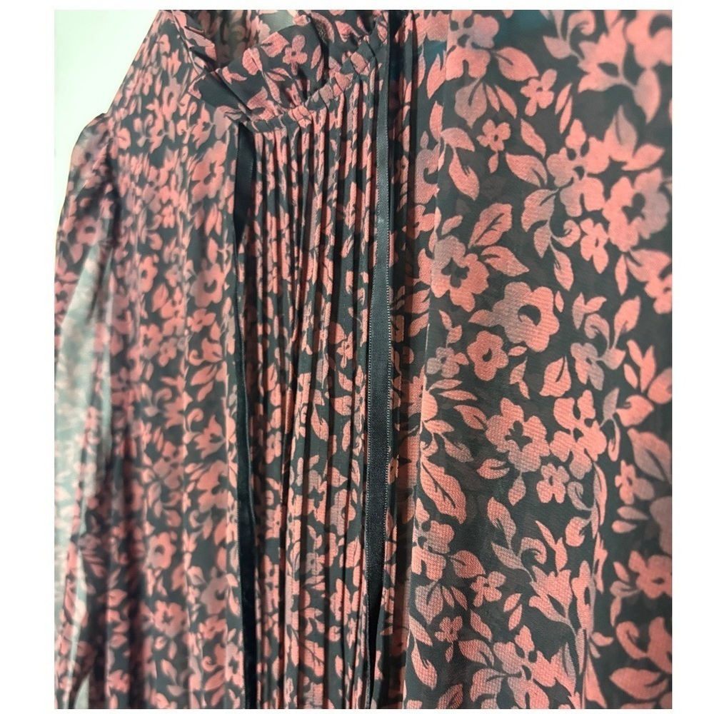 Forever 21 Black and Pink Floral Mini Dress - Picture 3 of 3